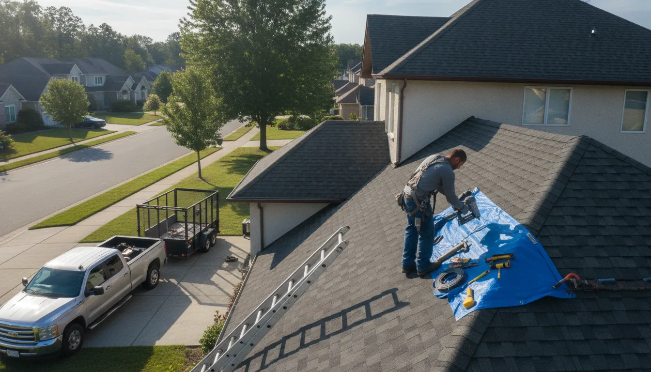 Roof replacement in Northridge